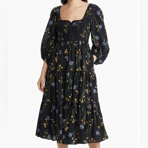 Madewell | Xiomara Midi Floral Dress 12